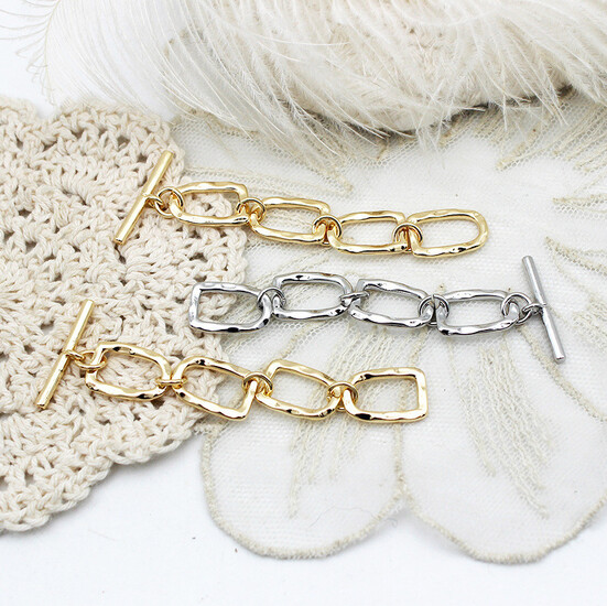 Замок тогл Sorrento медный 18К позолота 22 мм/10,5х62 мм 1 шт. Золото