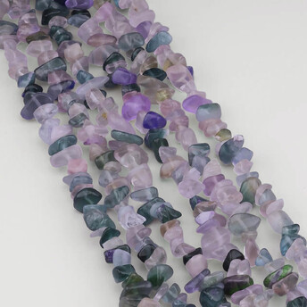 Флюорит темный сколы крошка из камня 5-10 мм +-80 см 1 шт.