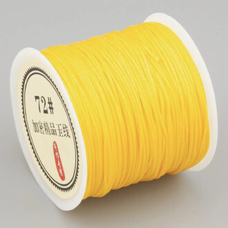 Шнур нейлоновый Шамбала 0,8 мм +-50 м Желтый