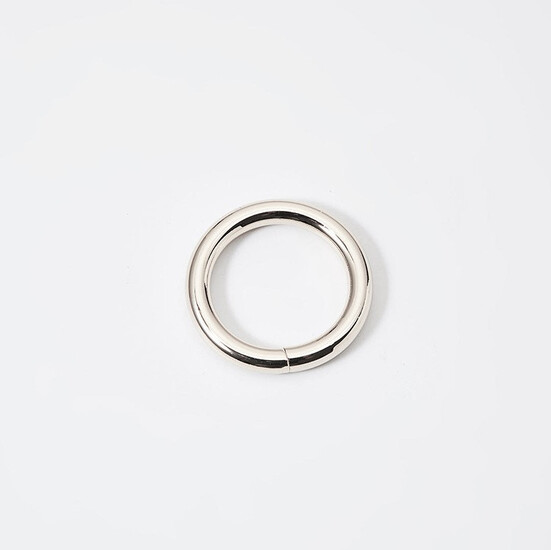 Кольцо металлическое не сварное 22х3 мм Ø 15 мм 1 шт. Платина