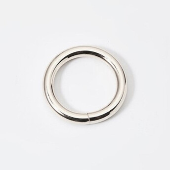 Кольцо металлическое не сварное 42х4,8 мм Ø 32 мм 1 шт. Платина