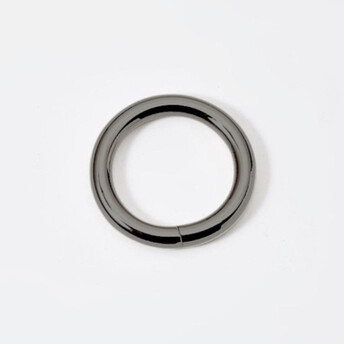 Кольцо металлическое не сварное 42х4,8 мм Ø 32 мм 1 шт. Черный никель
