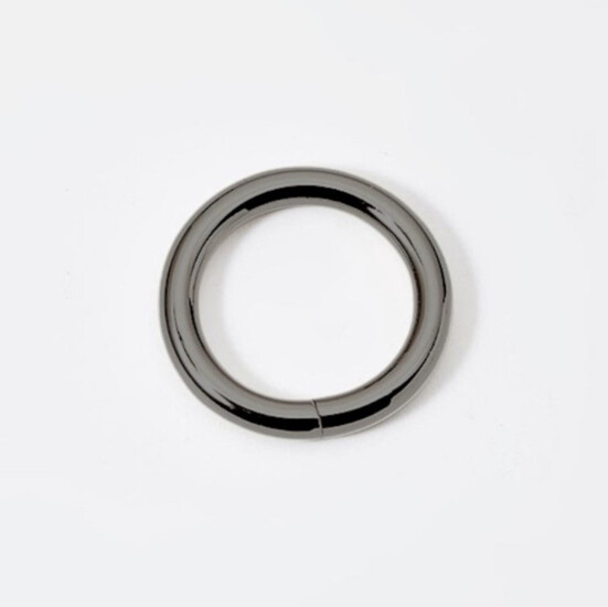 Кольцо металлическое не сварное 42х4,8 мм Ø 32 мм 1 шт. Черный никель