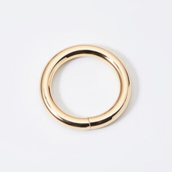 Кольцо металлическое не сварное 42х4,8 мм Ø 32 мм 1 шт. Золотистый