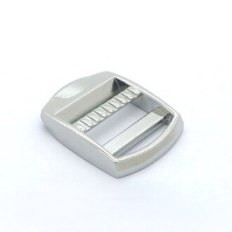 Пряжка-регулятор 3-х щелевая 29х24х5,3 мм Ø 19 мм 1 шт. Платина