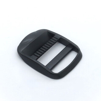 Пряжка-регулятор 3-х щелевая 37х31,5х5,3 мм Ø 24 мм 1 шт. Черный