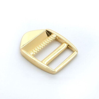 Пряжка-регулятор 3-х щелевая 38,5х31х5 мм Ø 24/23 мм 1 шт. Золотистый