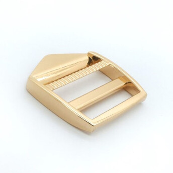 Пряжка-регулятор 3-х щелевая 38х37х6 мм Ø 31/28 мм 1 шт. Золотистый
