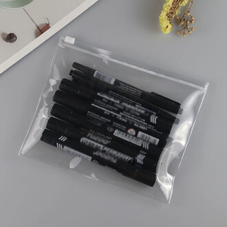 Пакет PVC слайдер глянец 18х15 см Ø 17х14 см 1 шт. Прозрачный