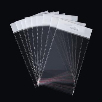 Пакет OPP на липкой ленте 15х24 см Ø 15х18 см +-100 шт. Прозрачный