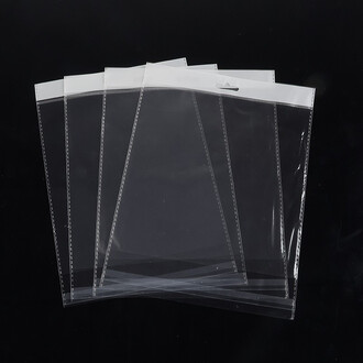 Пакет OPP на липкой ленте 20х30 см Ø 20х24 см +-20 шт. Прозрачный