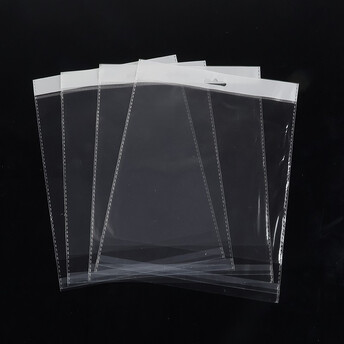 Пакет OPP на липкой ленте 20х25 см Ø 20х19 см +-20 шт. Прозрачный