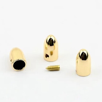 Наконечник для молнии с винтом 8х15 мм Ø 5,5 мм 5 шт. Золотистый