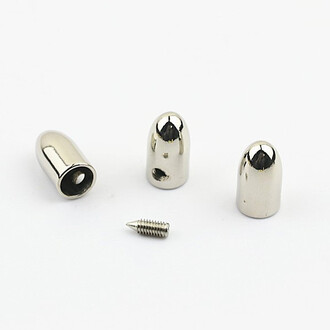 Наконечник для молнии с винтом 8х15 мм 5 шт. Платина
