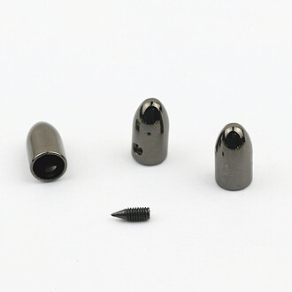 Наконечник для молнии с винтом 8х15 мм 5 шт. Черный никель