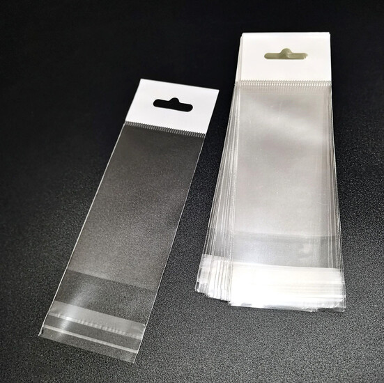 Пакет OPP на липкой ленте 6х21 см Ø 6х15 см +-200 шт. Прозрачный