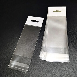 Пакет OPP на липкой ленте 6х18 см Ø 6х12 см +-200 шт. Прозрачный