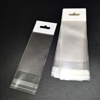 Пакет OPP на липкой ленте 6х18 см Ø 6х12 см +-200 шт. Прозрачный