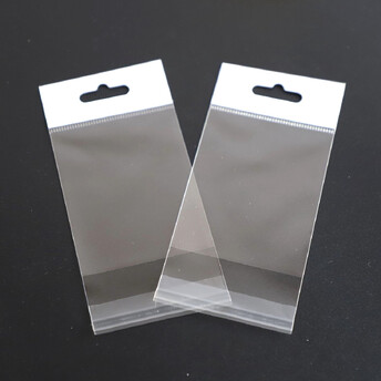 Пакет OPP на липкой ленте 6х16 см Ø 6х10 см +-200 шт. Прозрачный