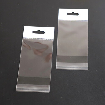 Пакет OPP на липкой ленте 5х14 см Ø 5х8 см +-200 шт. Прозрачный