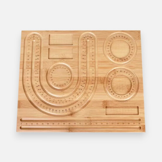 Доска-планшет для создания украшений бамбук 35х28,5х1 см 1 шт. Натуральный