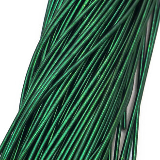 Канитель гладкая глянцевая 1 мм 5 г Зеленый темный