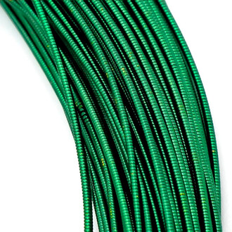 Канитель жесткая 1 мм 1 м Зеленый темный