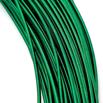Канитель жесткая 1 мм 1 м Зеленый темный