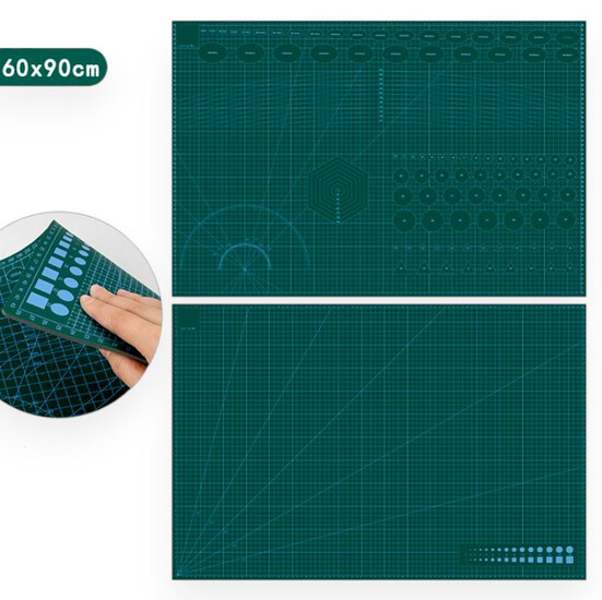 Коврик для резки А1 самовосстанавливающийся Cutting Mat 90х60 см 1 шт. Зеленый
