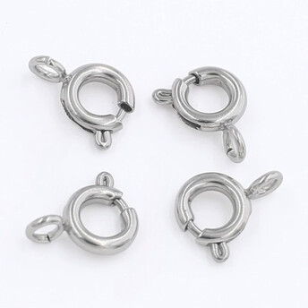 Карабин из нержавеющей стали 5х1,2 мм 1 шт. Платина