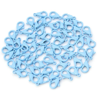 Карабин в упаковке +-20 шт. 12 мм Голубой