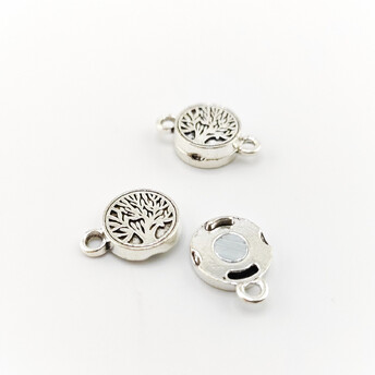 Замок магнитный Дерево счастья 19х12х5 мм 1 шт. Серебристый