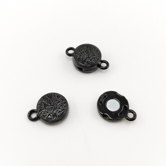 Замок магнитный Дерево счастья 19х12х5 мм 1 шт. Черный