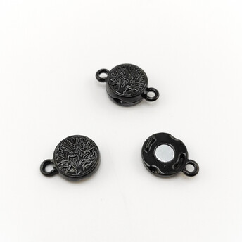 Замок магнитный Дерево счастья 19х12х5 мм 1 шт. Черный