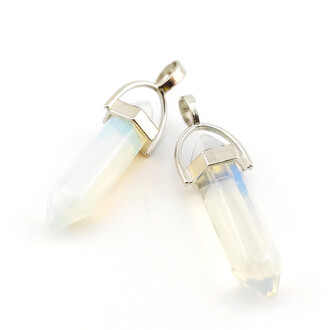 Кулон кристал Місячний камінь 41х8 мм 1 шт.