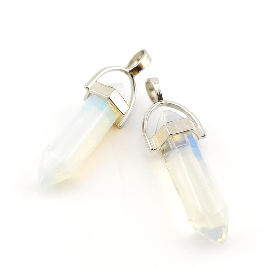 Уценка!!! Кулон кристалл 41х8 мм 1 шт. в ассортименте