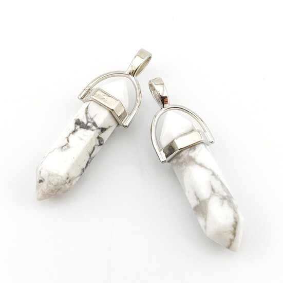 Кулон кристалл Кахолонг 41х8 мм 1 шт.