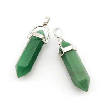 Кулон кристалл Нефрит 41х8 мм 1 шт.