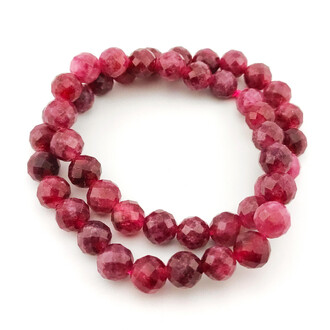 Гранат бусины из камня огранка 10 мм +-37 см 38 шт.