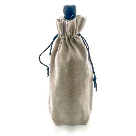 Подарочный мешочек из мешковины 28х8х7 см (+-5 мм) 1 шт. Бежевый