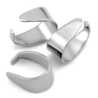 Держатель кулона +-50 шт. 9х6х4 мм Платина