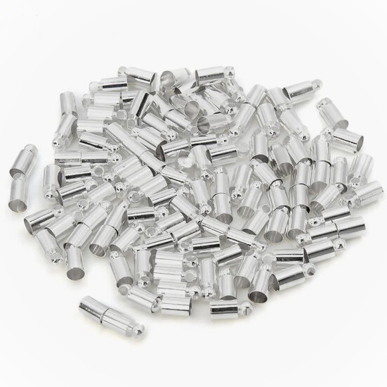 Колпачок-окончание 20 шт. 4х9 мм Ø 3 мм Платина