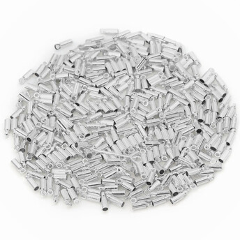 Колпачок-окончание 30 шт. 2х6 мм Ø 1 мм Платина