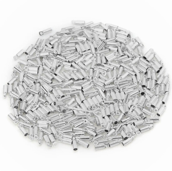 Колпачок-окончание 30 шт. 2х6 мм Ø 1 мм Платина