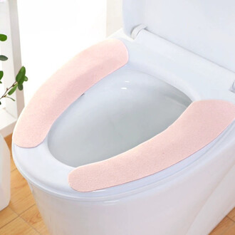 Накладки для сидения унитаза 33х8 см 2 шт. Коралловый