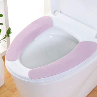 Накладки для сидения унитаза 33х8 см 2 шт. Сиреневый