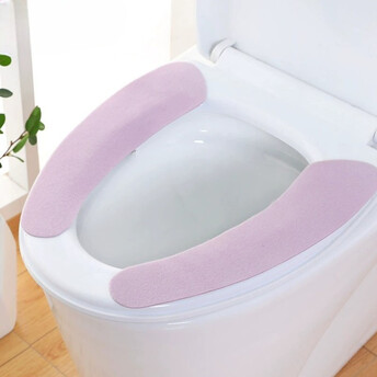 Накладки для сидения унитаза 33х8 см 2 шт. Сиреневый