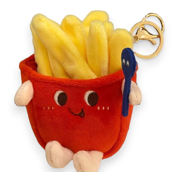 Игрушка-брелок Картошка Фри 10х7 см 1 шт. Красный