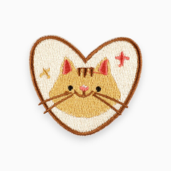 Аппликация CAT самоклеящаяся 4,9х5,6 см 1 шт. Бежевый