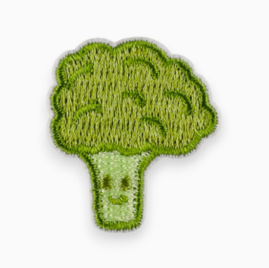 Термоаппликация Broccoli вышитая 3,1х2,8 см 1 шт. Зеленый